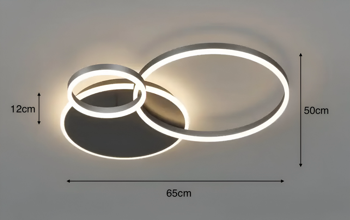 Plafonnier LED avec télécommande Halo, de 3 à 6 éléments, vue 8
