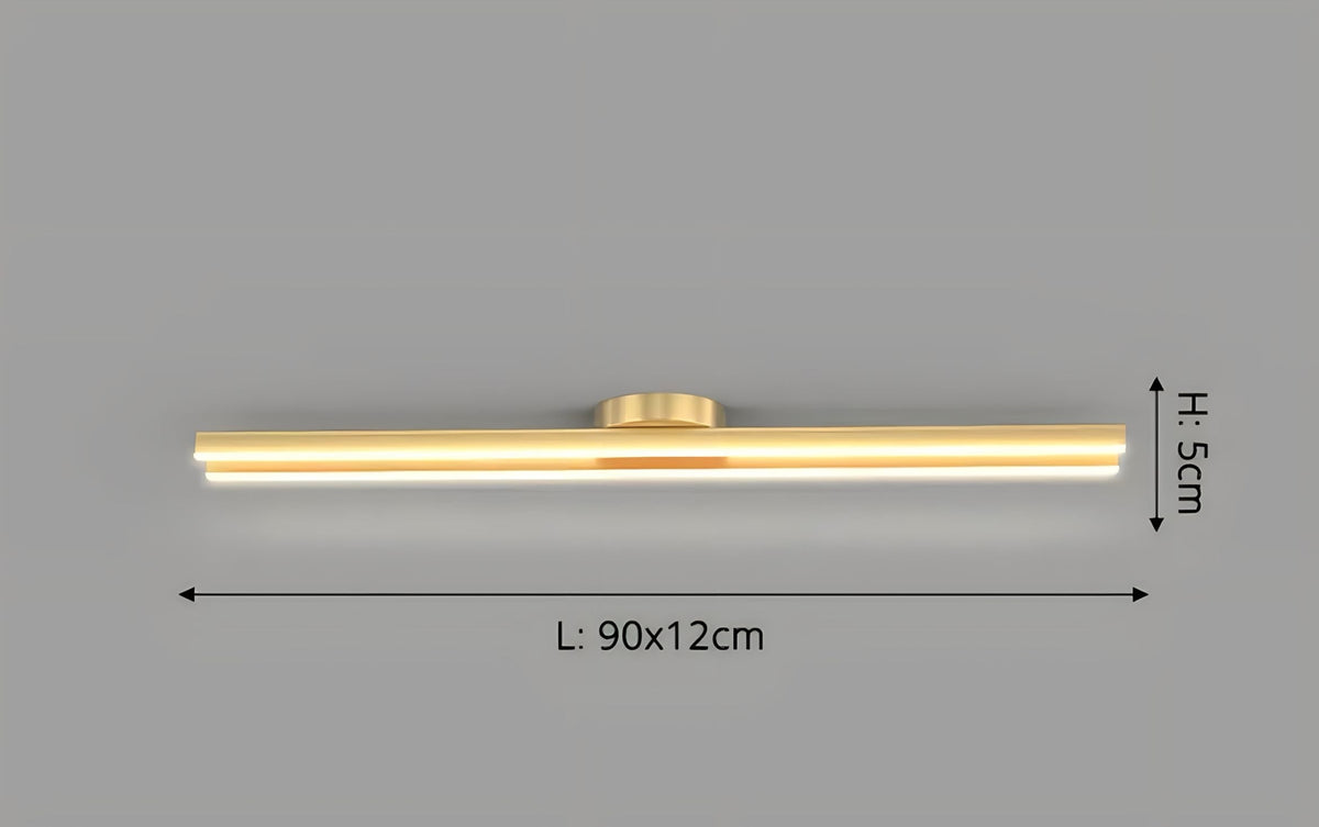 Plafonnier LED avec télécommande rectangulaire fin Aisle, vue 16