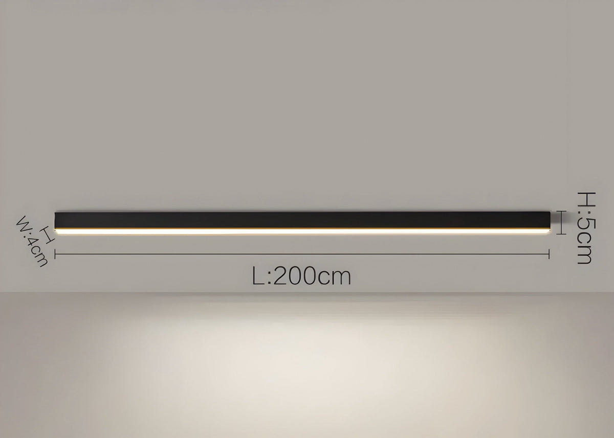 Plafonnier LED avec télécommande sobre de 60 à 200 cm Suora, vue 20