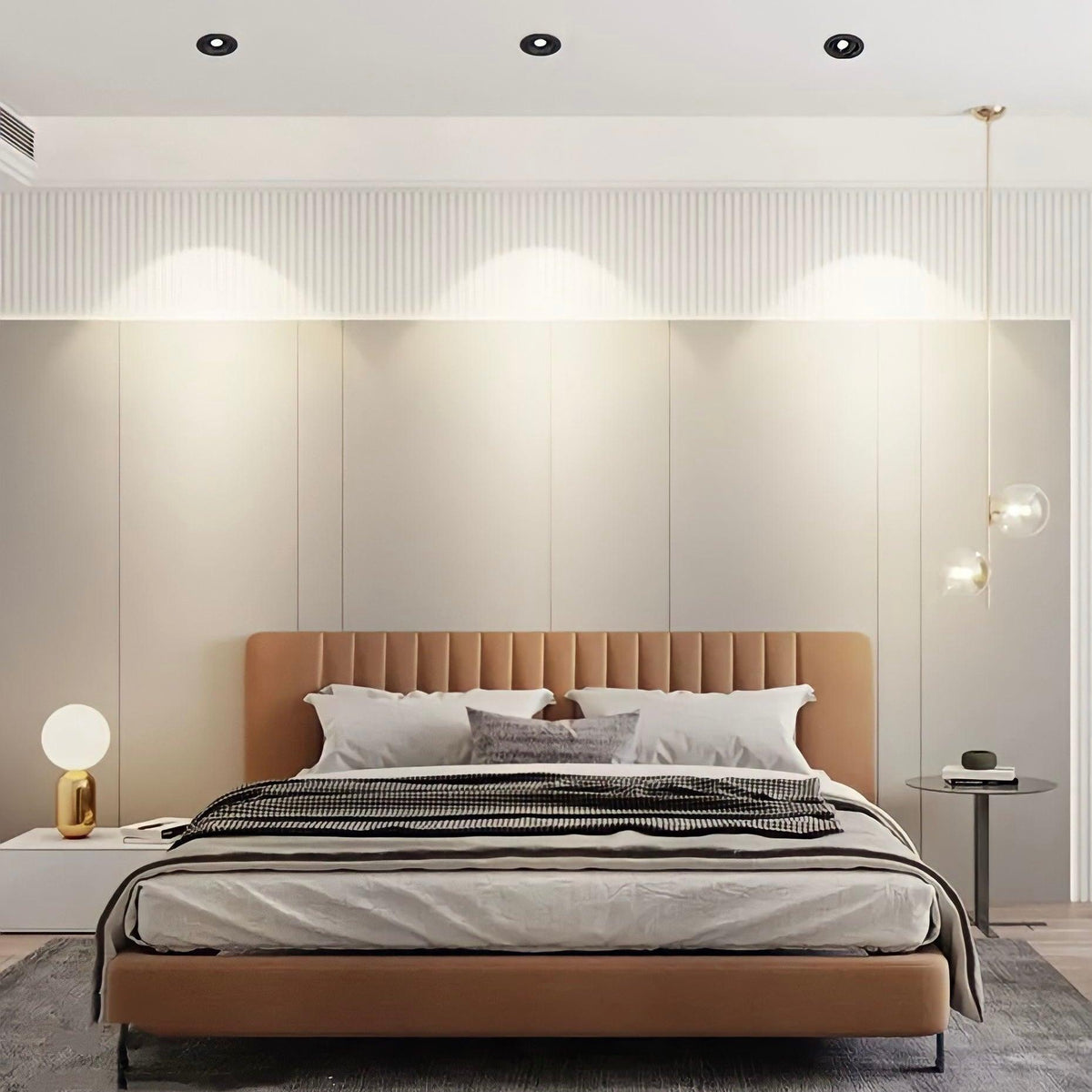 Plafonnier moderne spot LED orientable à 360°, vue 2