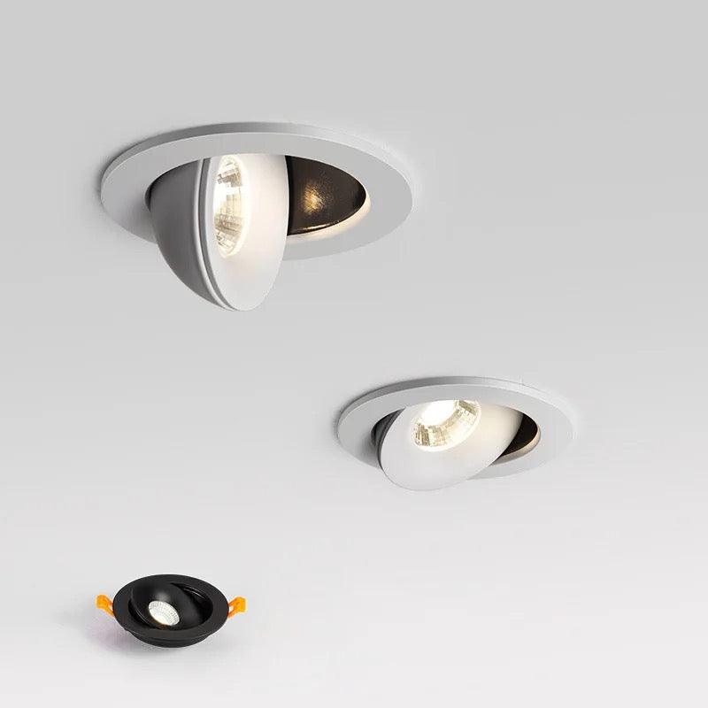 Plafonnier moderne spot LED orientable à 360°, vue 4
