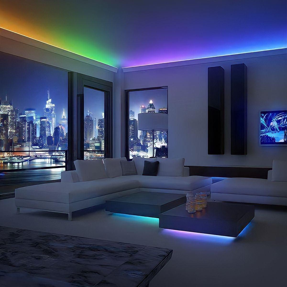 Ruban LED RGB WiFi pilotable par application, 5 à 30 m, vue 4