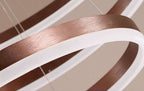 Suspension anneau LED de 1 à 5 cercles en aluminium Halo, vue 11