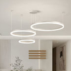 Suspension anneau LED de 1 à 5 cercles en aluminium Halo, vue 4