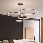 Suspension anneau LED de 1 à 5 cercles en aluminium Halo, vue 8