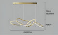 Suspension anneau LED fine en acier chromé Anello Arto, vue 16