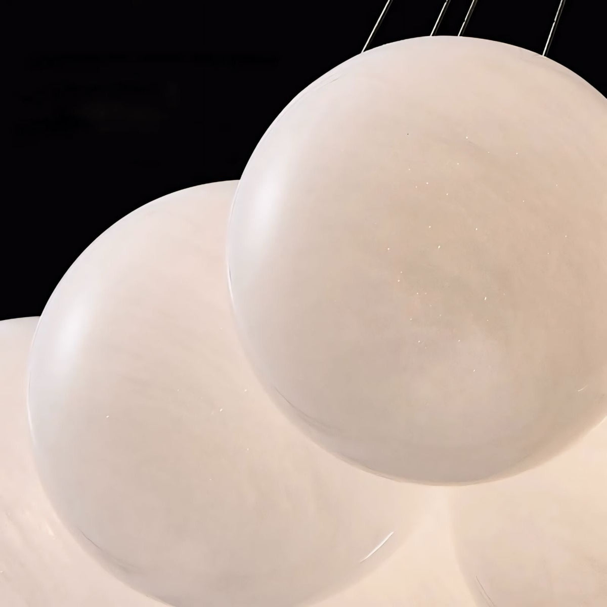 Suspension boule en verre en nuage de globes Nuvola, vue 2