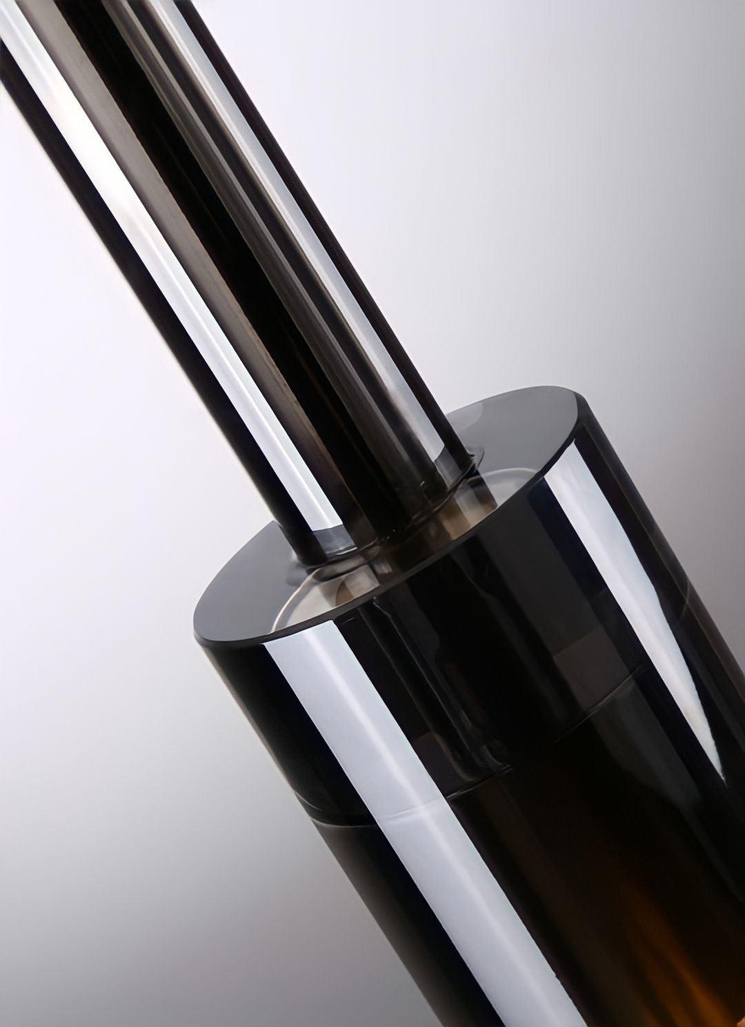 Suspension cristal K9 gris fumé et cuivre Echo, vue 3