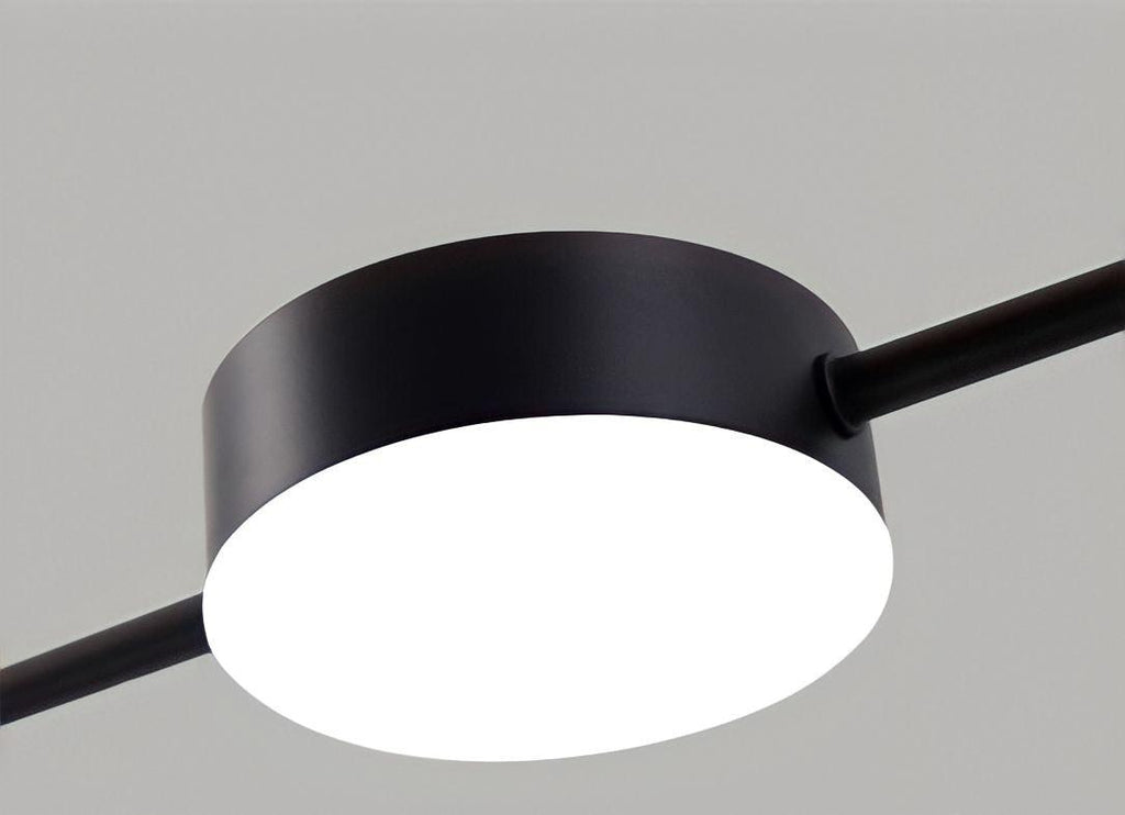 Suspension design scandinave en fer à trois, cinq ou six têtes, vue 11