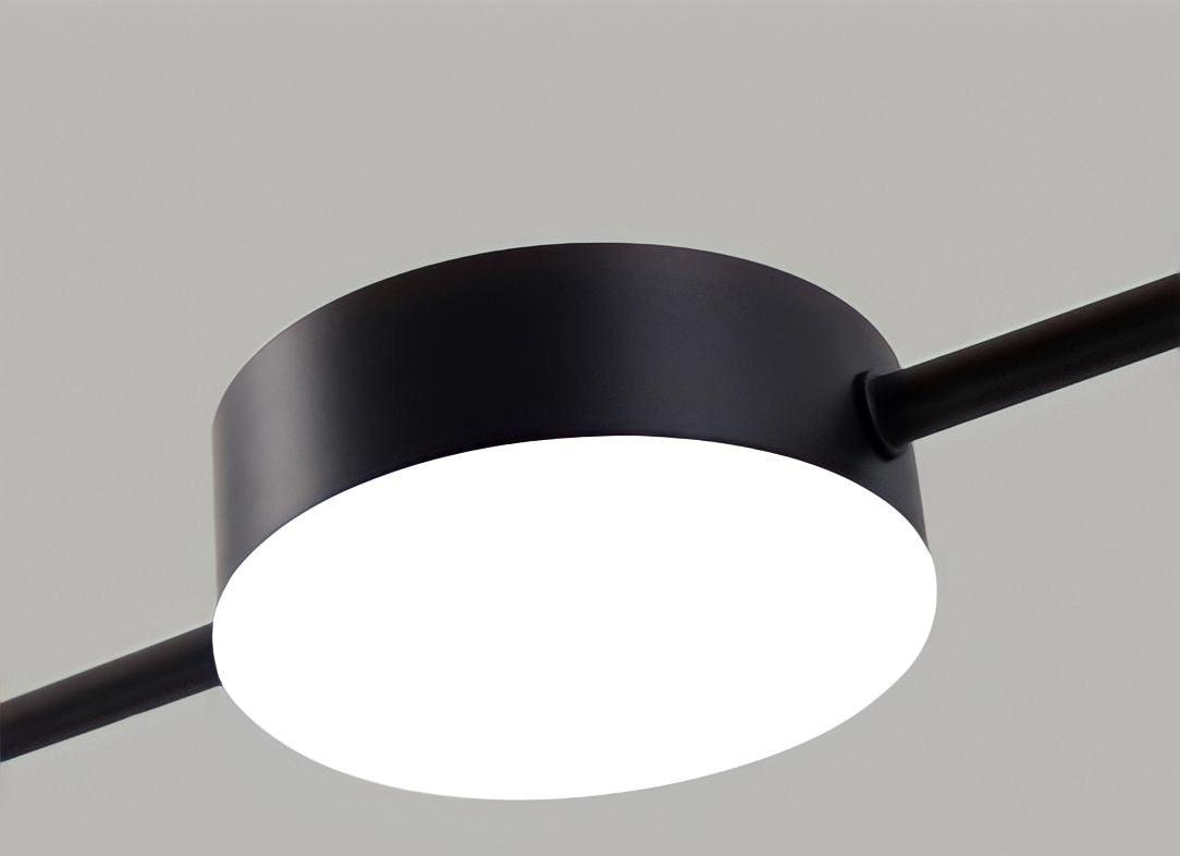 Suspension design scandinave en fer à trois, cinq ou six têtes, vue 11
