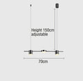 Suspension design scandinave en fer à trois, cinq ou six têtes, vue 12