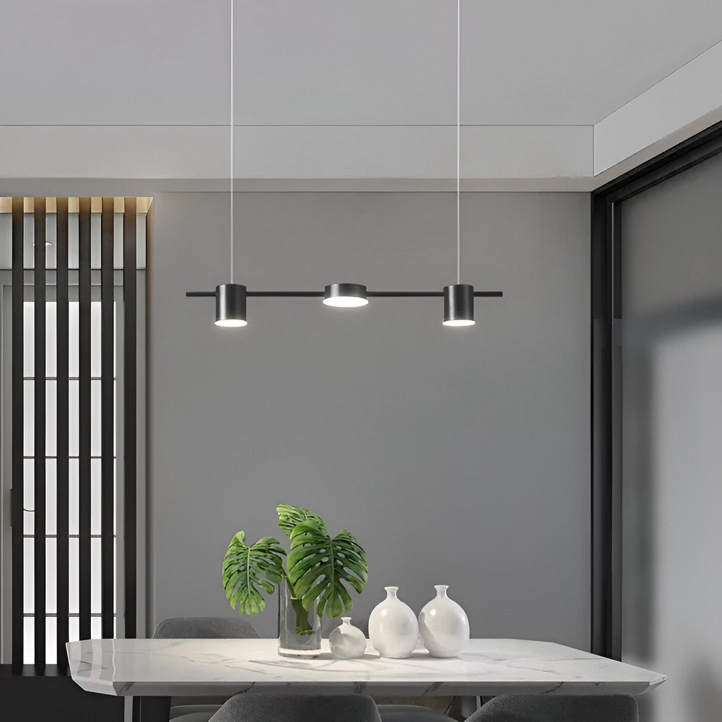 Suspension design scandinave en fer à trois, cinq ou six têtes, vue 6