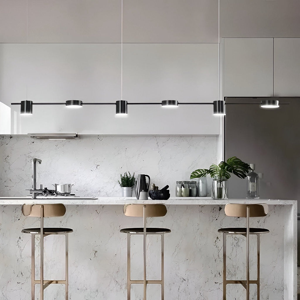Suspension design scandinave en fer à trois, cinq ou six têtes, vue 7