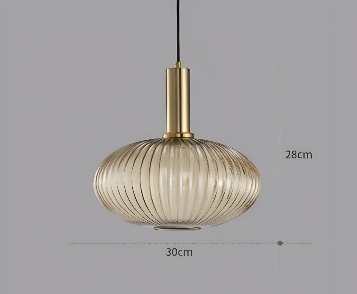 Suspension fleur en verre à ampoule E27, quatre coloris, vue 12