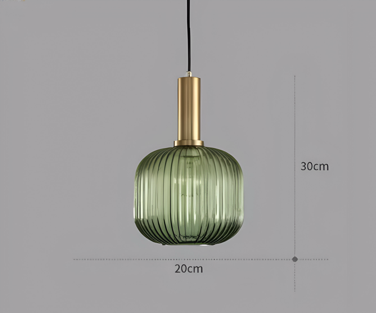 Suspension fleur en verre à ampoule E27, quatre coloris, vue 17