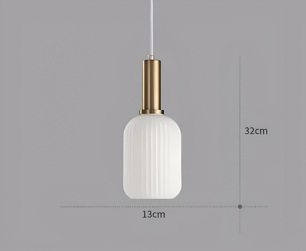 Suspension fleur en verre à ampoule E27, quatre coloris, vue 7