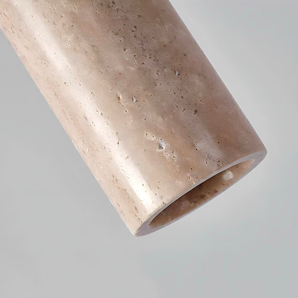 Suspension travertin et bois, cinq modèles au choix, vue 3